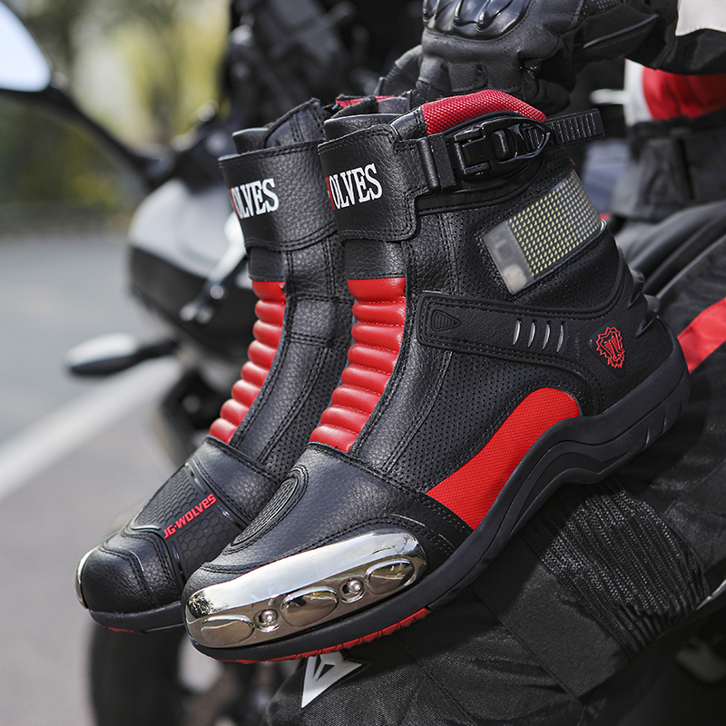 Outdoor Adventure Brand - JG.WOLVES Wear-resistant Motorcycle Boots Anti-slip Outdoor