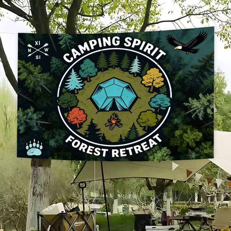 VIKAMA Camping Spirit Tapestry - огляд і ціна Outdoor Adventure Retreats