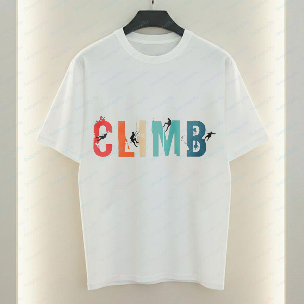 Climb Graphic Cotton Tshirts O - огляд і ціна Outdoor Adventures Clothing