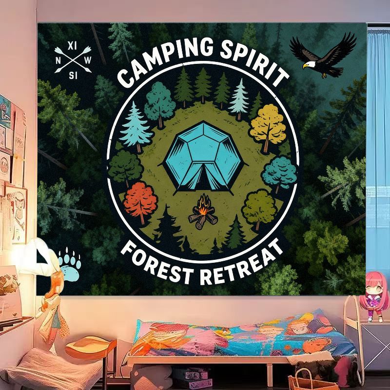 VIKAMA Camping Spirit Tapestry - огляд і ціна Outdoor Adventure Retreats