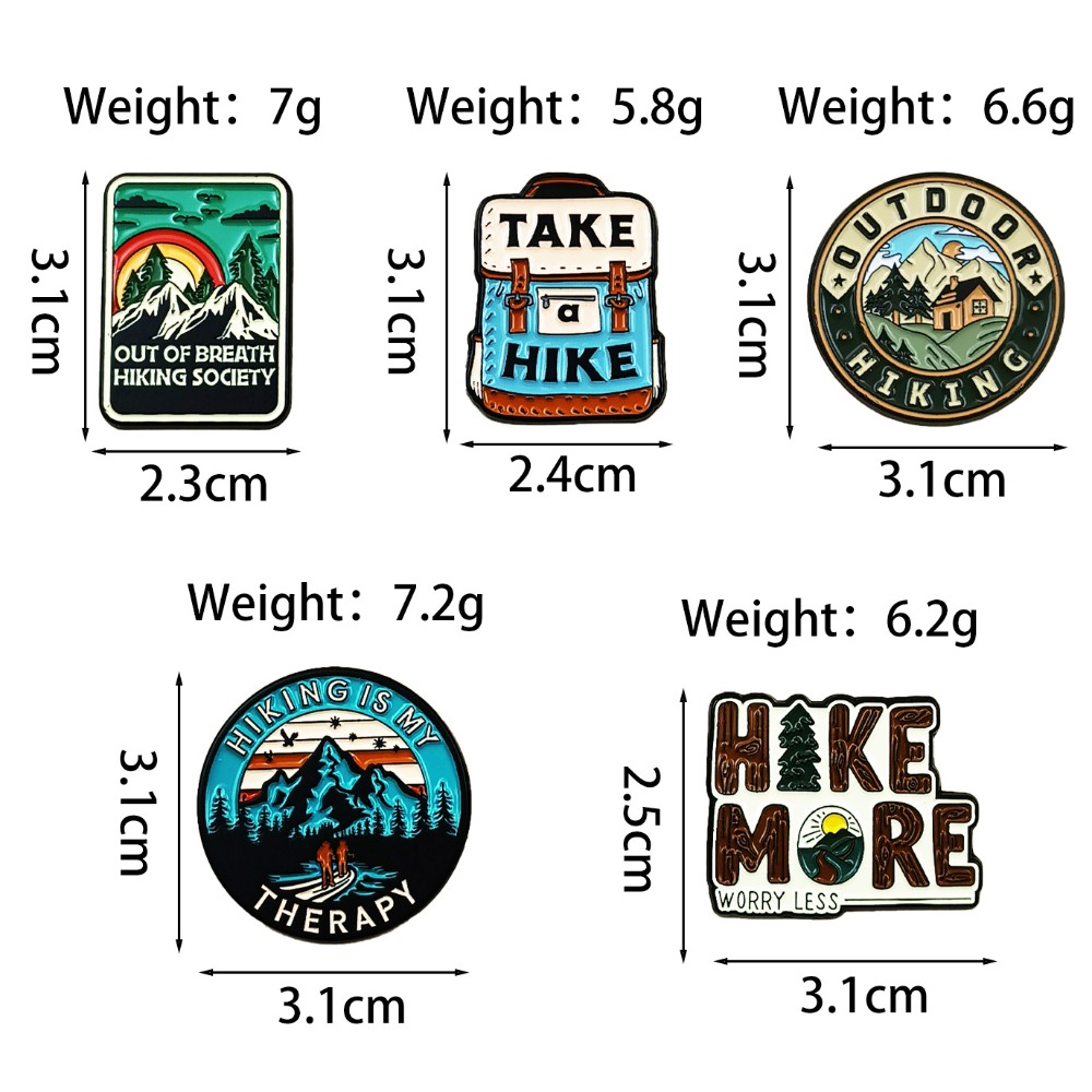 Vintage Outdoor Hiking Brooch  - огляд і ціна Outdoor Adventures Clothing