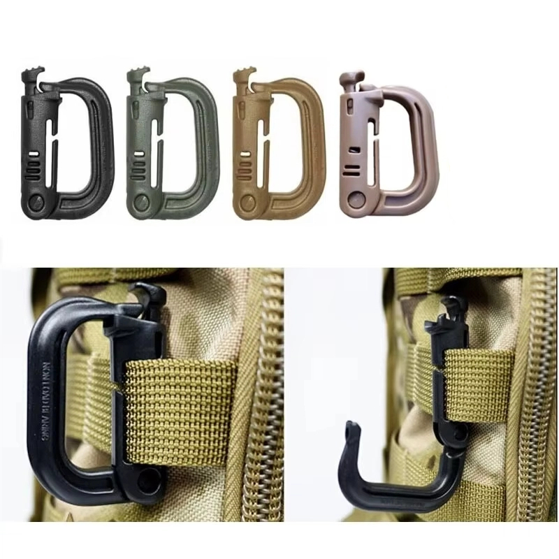 2Pcs MOLLE Carabiner Tactical  - огляд і ціна Carabiner Locking D