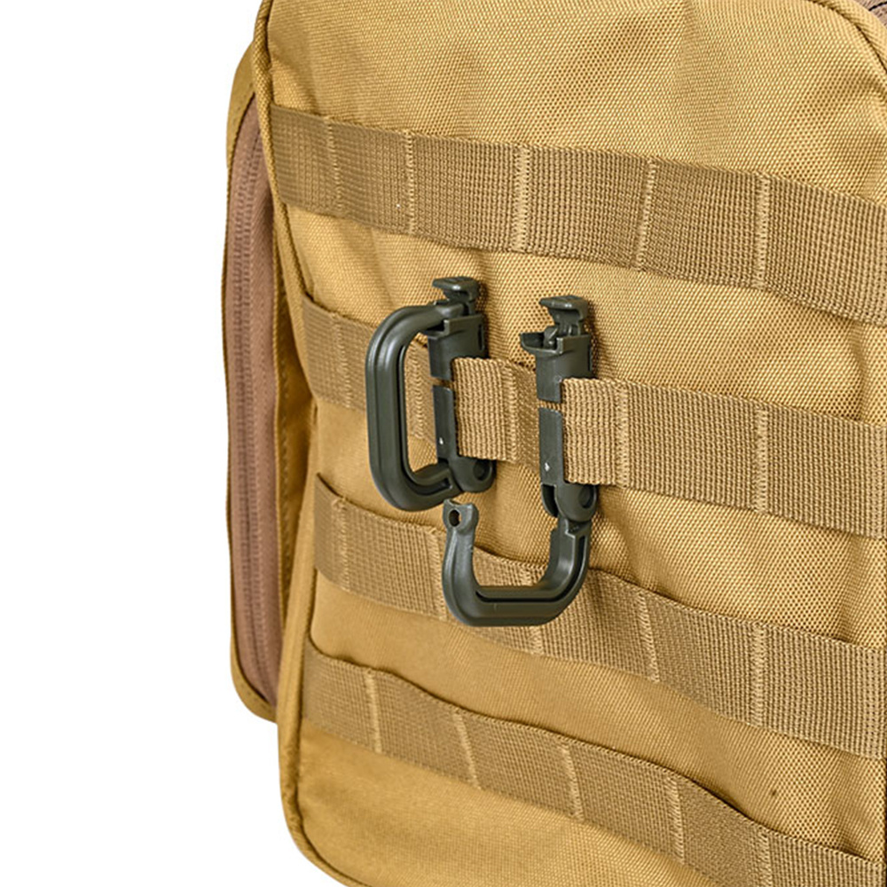 2Pcs MOLLE Carabiner Tactical  - огляд і ціна Carabiner Locking D